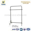 Clothes Shop Display Stand Stainless Steel Frame Clothing Display Rack